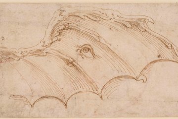 Giulio Romano, Phantastischer Flügel mit Krallen und Auge