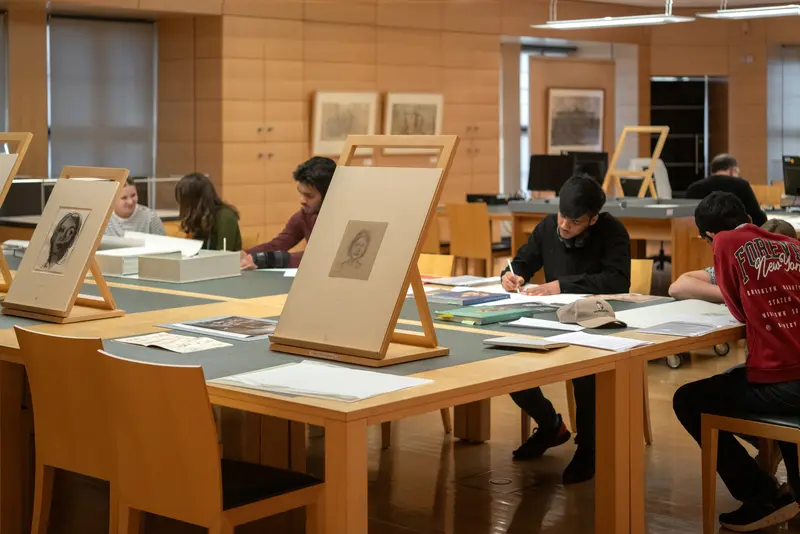 Schulprojekt "Sprach-Bilder" im Studiensaal 2025