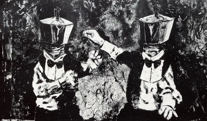 William Kentridge, I Look in the Mirror, I Know What I Need, 2024