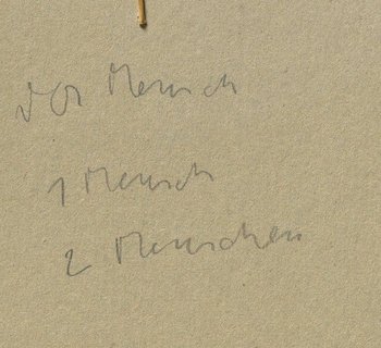 Joseph Beuys, Der Mensch 1 Mensch 2 Menschen, 1945
