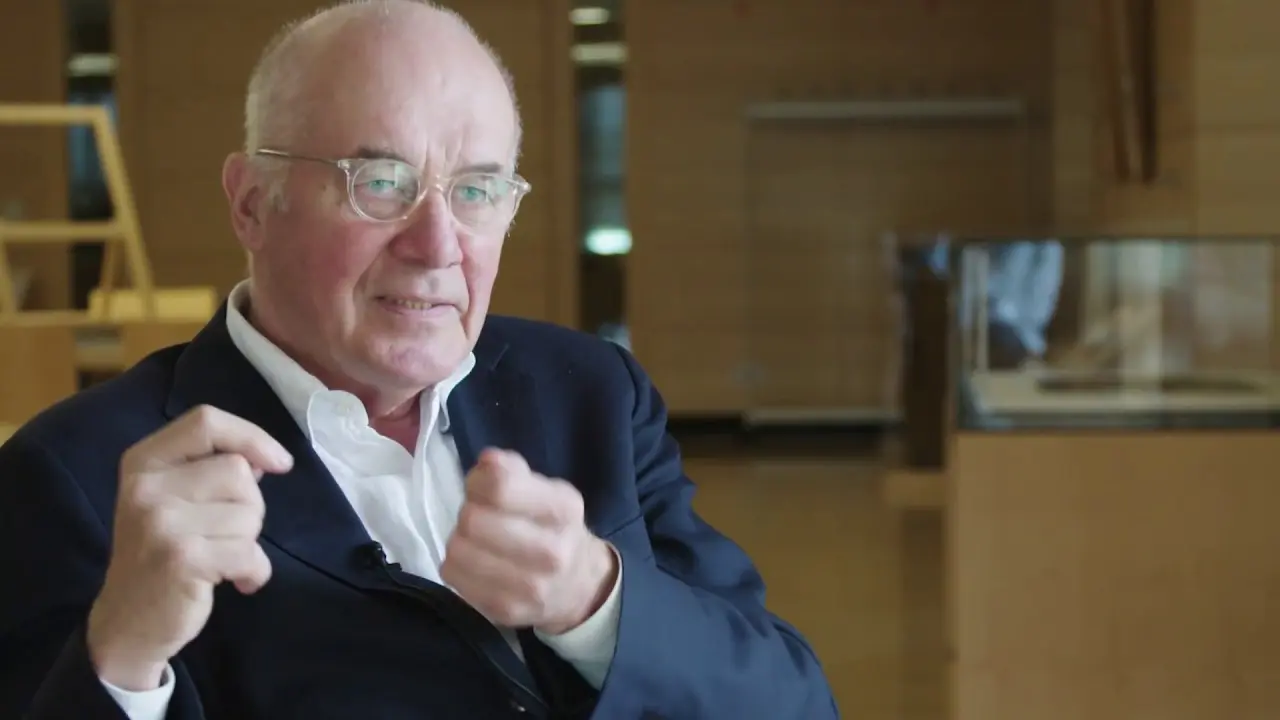 Hanns Zischler zu Besuch im Kupferstich-Kabinett Dresden