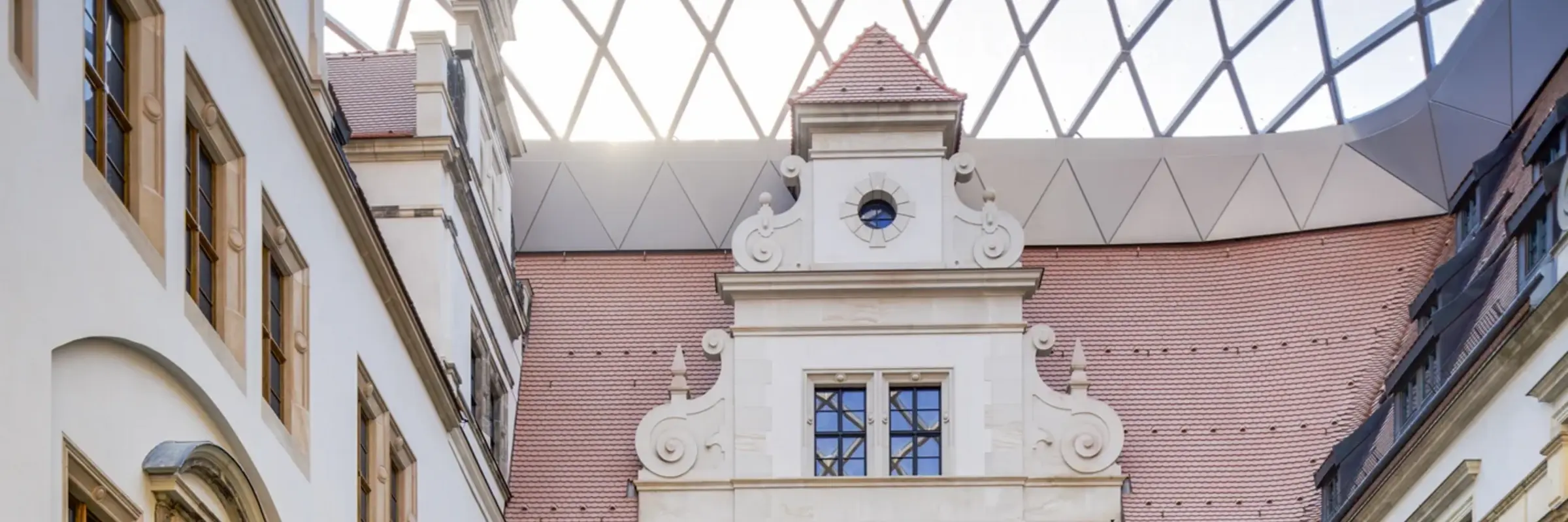 Ansicht des kleinen Schlosshof des Residenzschloss
