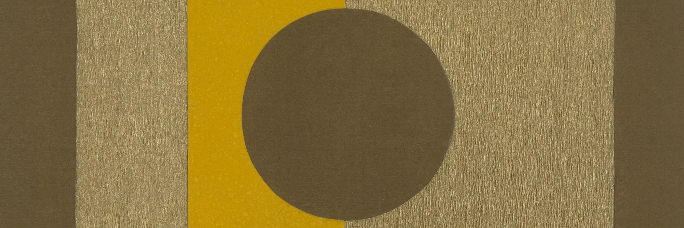 abstraktes Bild mit goldenen Flächen