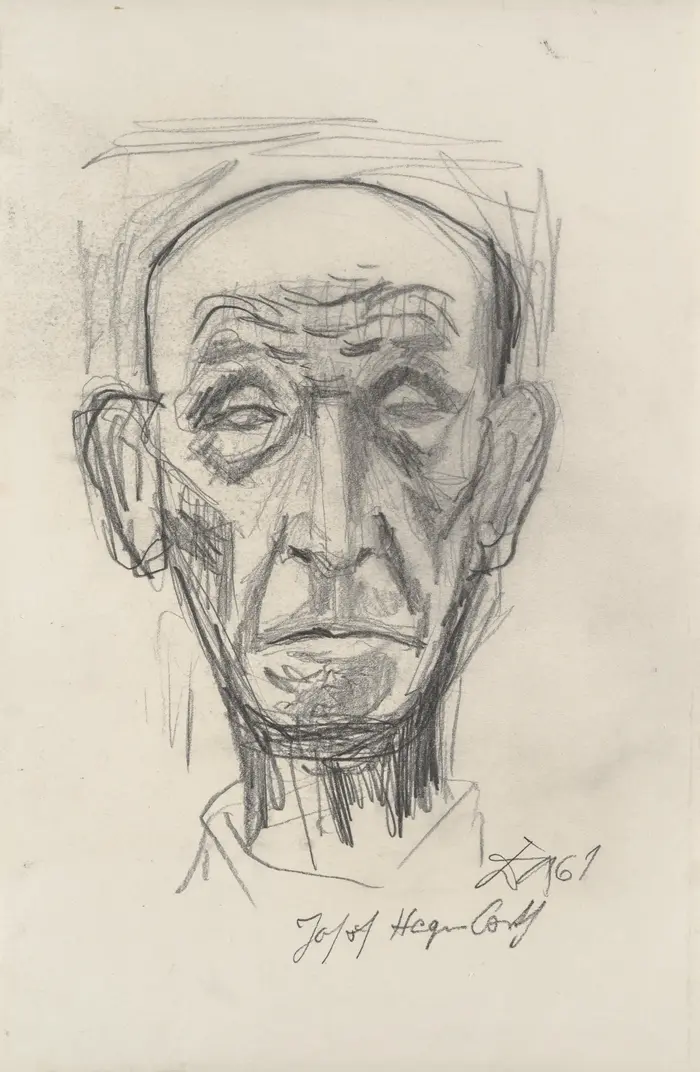 Otto Dix, Josef Hegenbarth, 1961