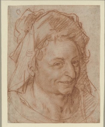Kopfporträt einer lächelnden Frau