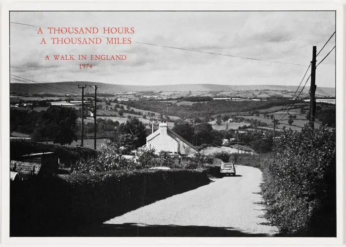 Richard Long, A thousand hours a thousand miles. A walk in England, 1974 