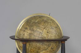 Willem Jansz Blaeu / Joan Blaeu, Erdglobus, um 1645/48 Globus in einer Halterung auf vier Beinen
