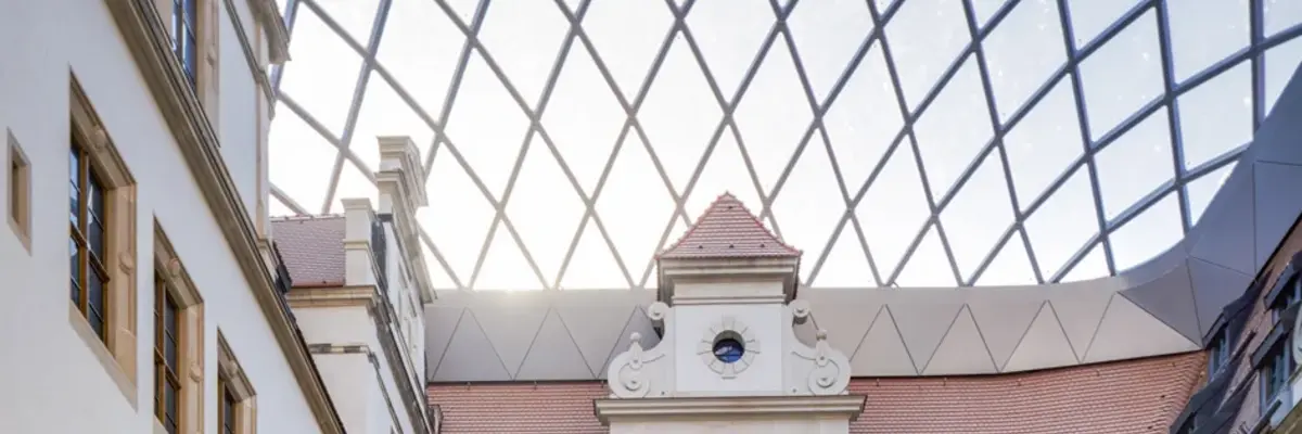 Ansicht des kleinen Schlosshof im Residenzschloss