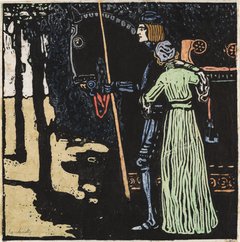 Wassily Kandinsky, Abschied – große Fassung, 1903