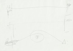 Joseph Beuys, Neun Zeichnungen zur Theorie der Plastik, 1971 (Detail, 4/9)