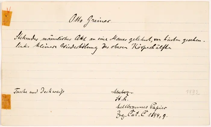 Seite mit handschriftlichen Notizen