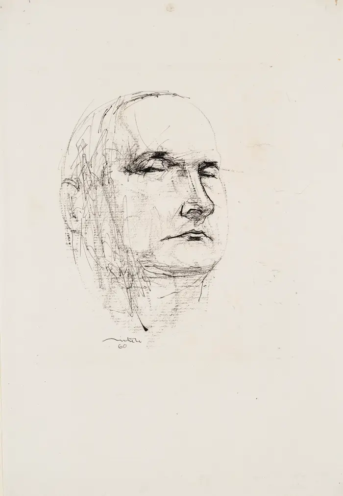 Hans Theo Richter, Bildnis Gerhard Kettner, 1960