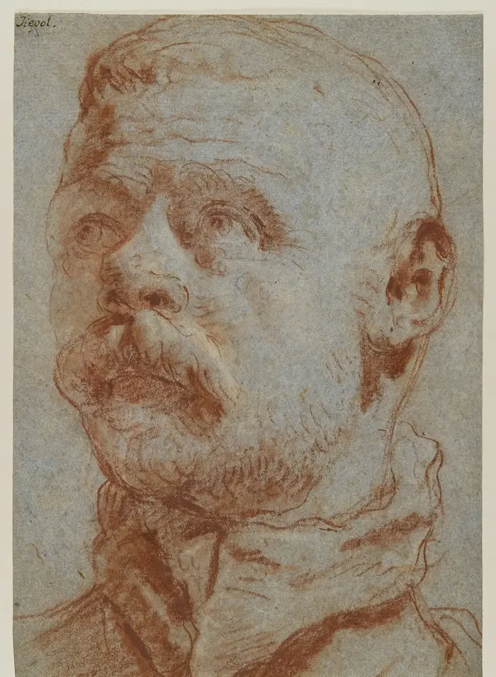 Zeichnung eines Herrengesichtes