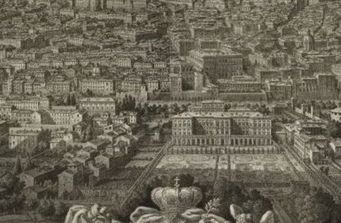 Panoramaansicht von Rom