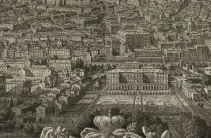 Panoramaansicht von Rom