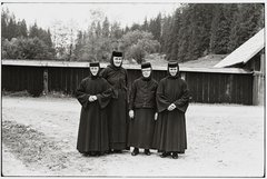 Christian Borchert, Nonnen vom Kloster Slatina, Rumänien, Kreis Suceava, 1977