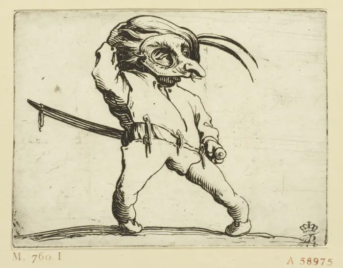 Jacques Callot, Der Zwerg mit der Maske, 1616-1621