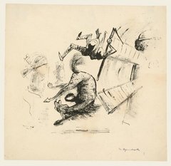 Josef Hegenbarth, Illustration zu „Leben und Taten des scharfsinnigen Edlen Don Quijote von La Mancha“, um 1947