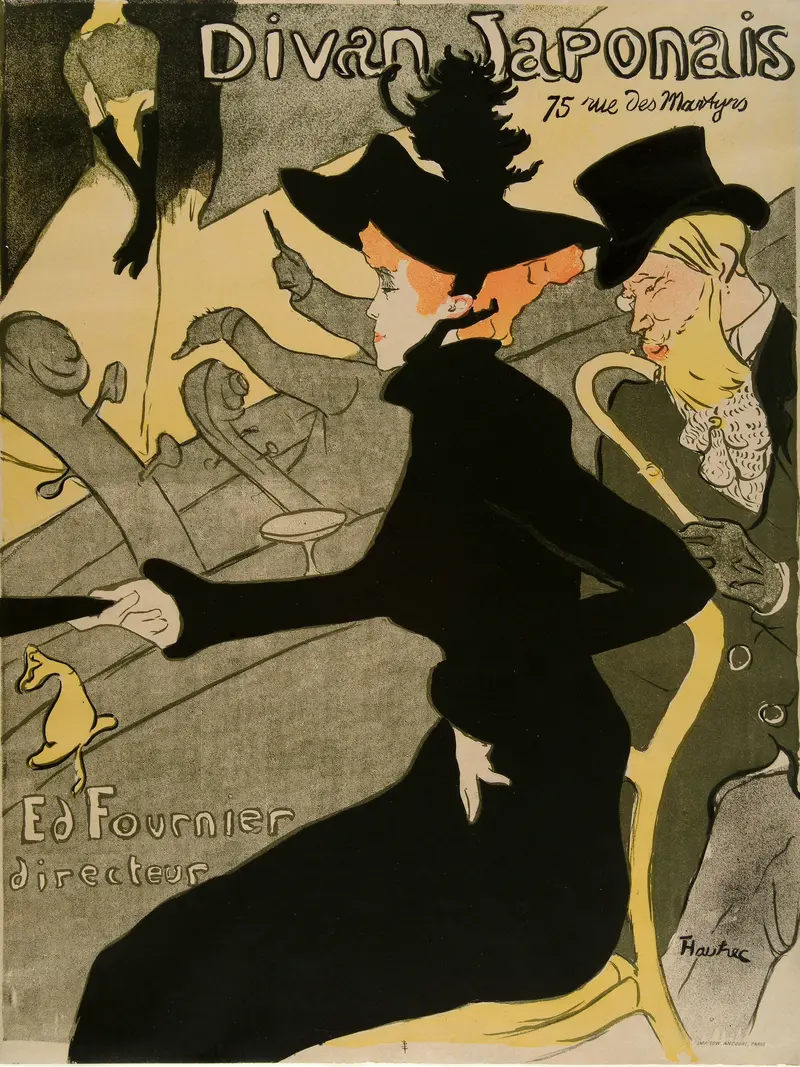 Henri de Toulouse-Lautrec, Plakat: Divan Japonais