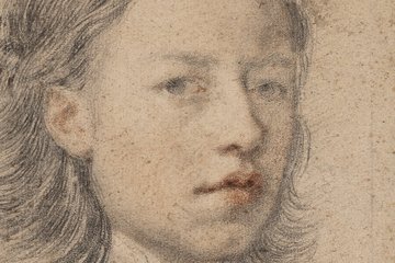 Anton Raphael Mengs: Selbstbildnis mit zwölf Jahren, 1740