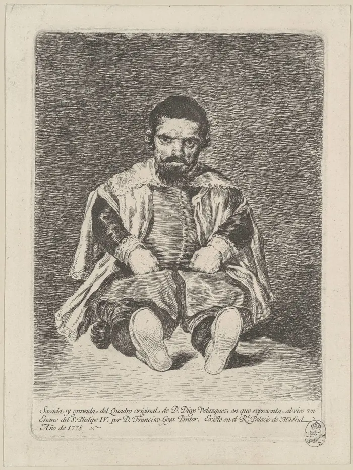 Francisco de Goya, Der Hofnarr Sebastián de Morra des spanischen Königs Philipp IV., 1778