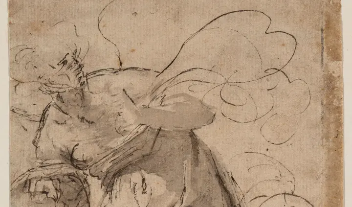 Giovanni Francesco Bezzi, gen. Nosadella, Engel der Verkündigung, 1560er Jahre