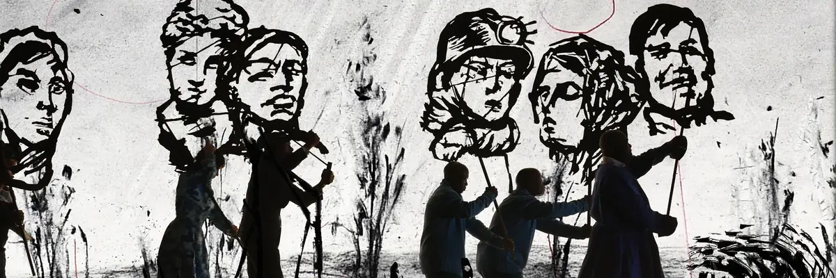 William Kentridge, Still aus „More Sweetly Play The Dance", 2014